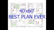 42+ Idea House Plan Design 40x60 Plot