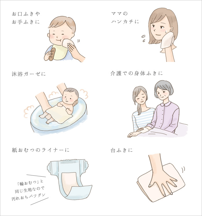 お肌にやさしいオーガニックコットン100 おしりふき オリジナル織り 1セット 5枚入 オーガニックリネンの布ナプキン総合専門店 Kotori Works 冷えとり 妊活対策にもおすすめ