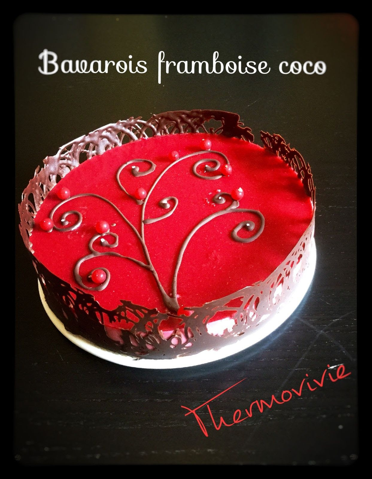 Bavarois Framboise Coco Recette Au Thermomix Thermovivie