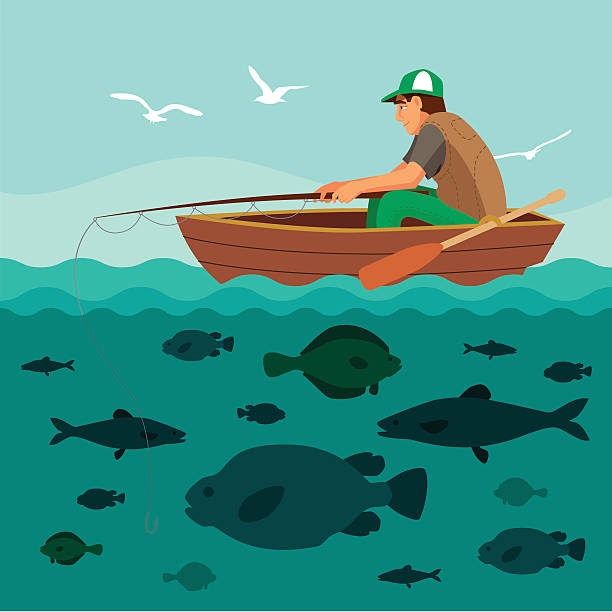 Download Fishing Boat Clip Art, Vector Images & Illustrations - iStock