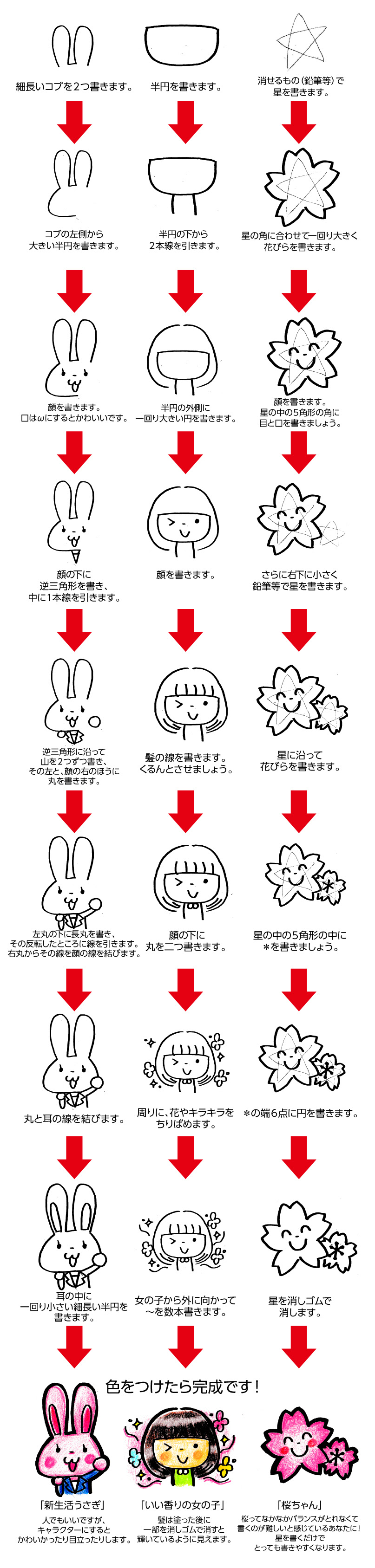 手書きpopイラスト ドラッグストアてんとうむし