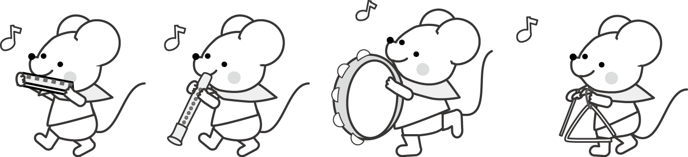 楽器 音楽隊 音楽会 のイラスト 無料イラスト素材