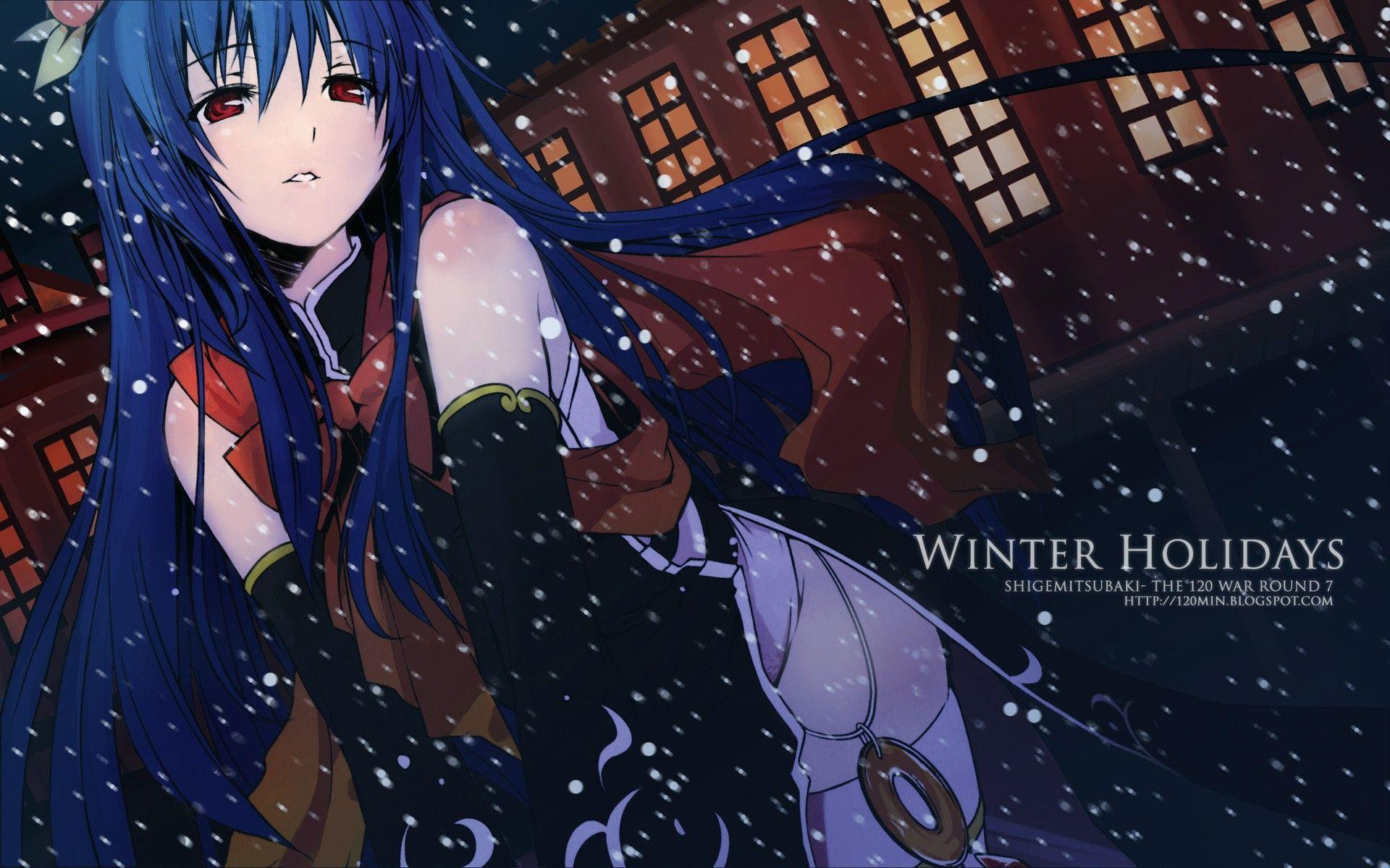 Winter Anime Wallpapers - Wallpaper Cave
