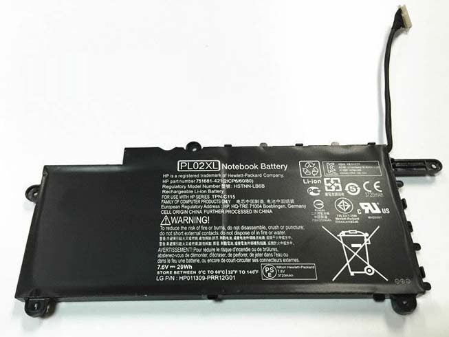 Batterie HP PL02XL