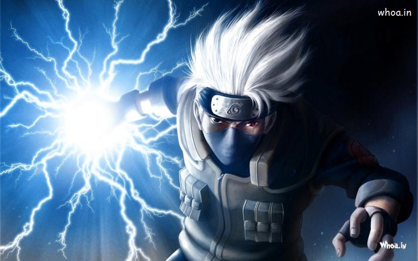 Naruto Shippuden Charcter Kakashi Super Power Hd Wallpaper