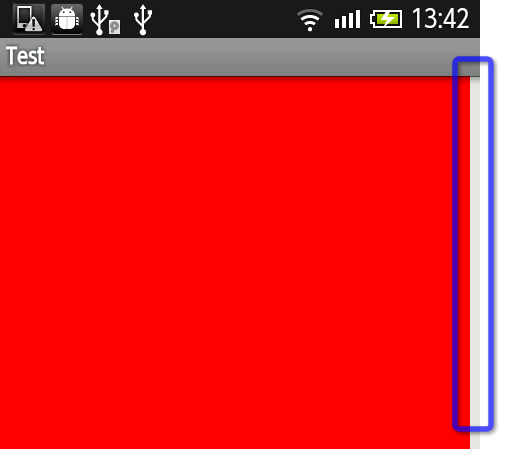 WebViewで横の隙間を消す方法(スクロールバー領域を消す 