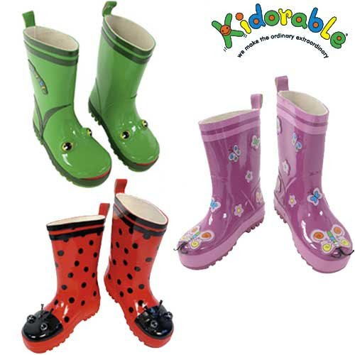 Kidorable Rain Boots for Kids and Toddlers (Size 5T-2K): The Kidorable Rain 