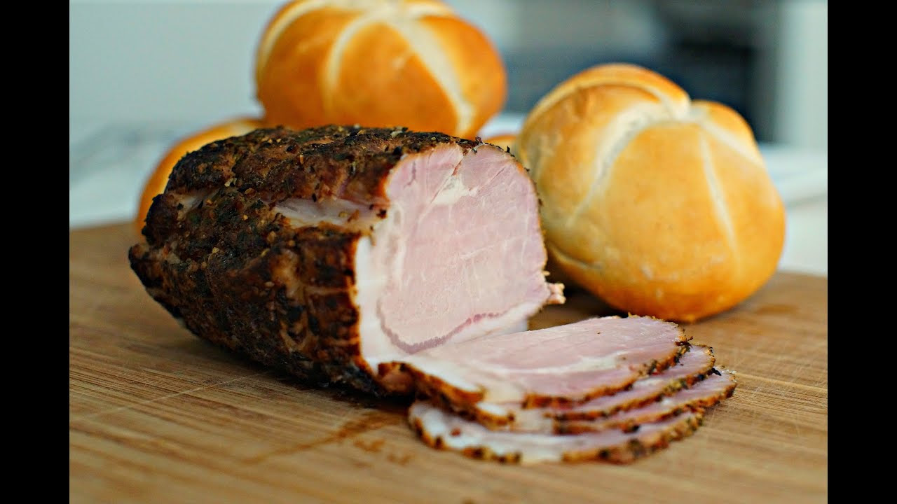 How To make HAM - Best pork HAM recipe video - Brined and ...