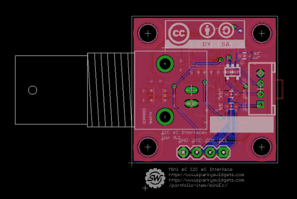 minieC Electrical Conductivity I2C adapter