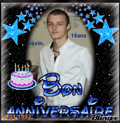 Bon Anniversaire A Mon Fils Kevin Image Blingee Com