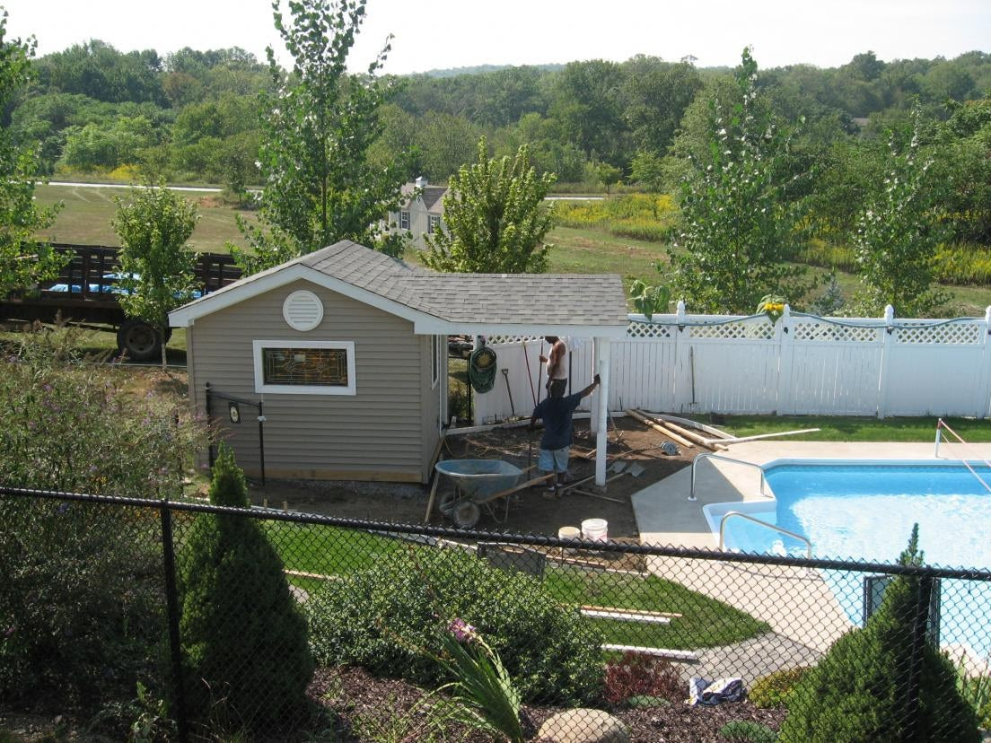 pool shed designs cottage garden sheds shed roof design plans diy ...