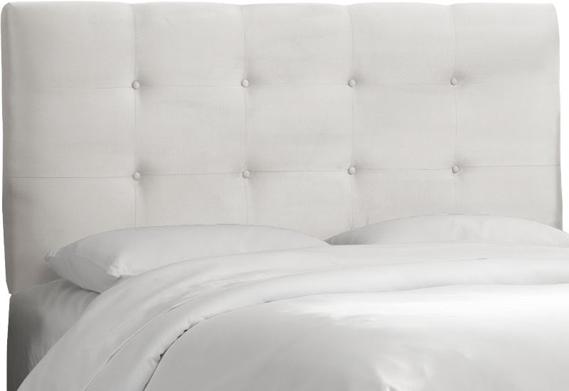 full size headboard white wood