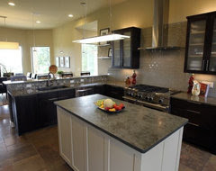 Counter height kitchen island