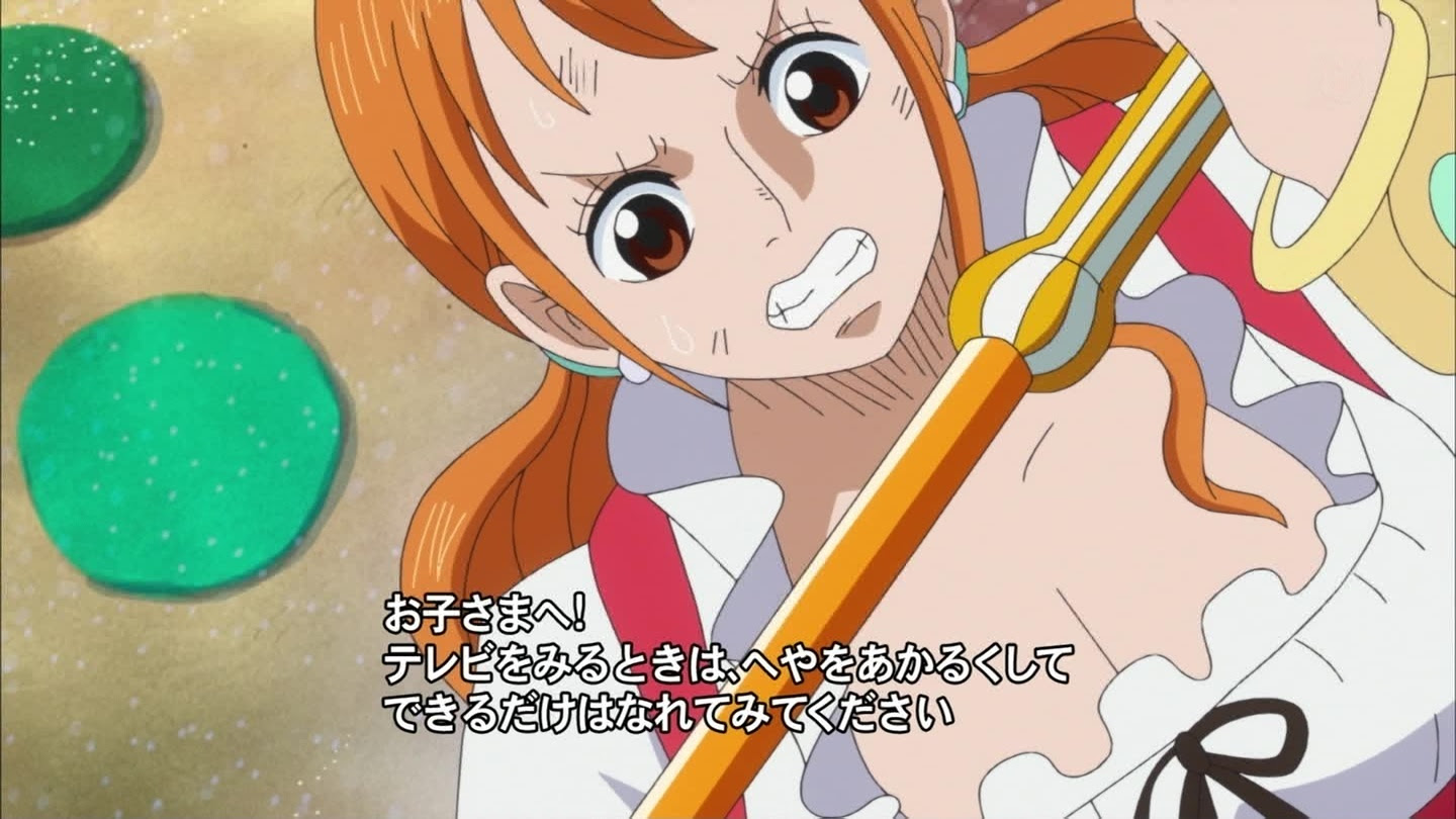 ワンピース アニメのナミさん 805話 ワンピース