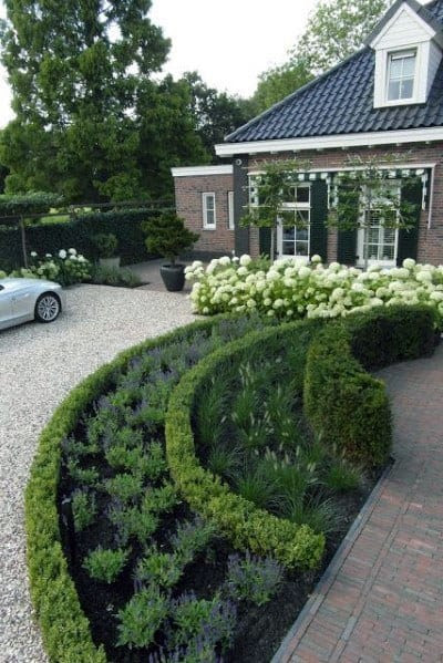 top 60 best driveway landscaping ideas - home exterior designs