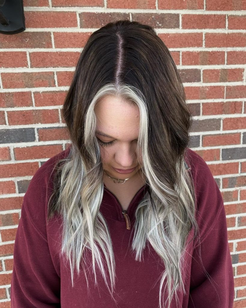 40 Photos Of Trendy Money Piece Hair Highlights For Girls To Try On 21