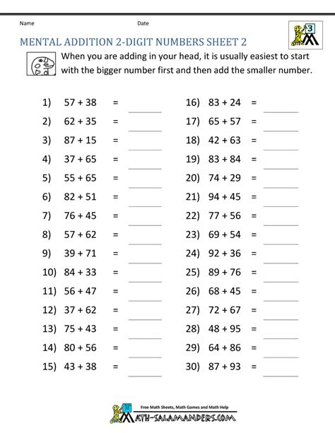 This page contains free printable flash cards for each math operation. third grade addition worksheets