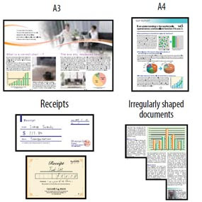 Scan irregular documents easily