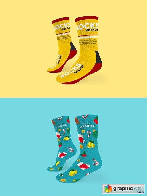 Download Socks Mockup » Free Download Vector Stock Image Photoshop Icon