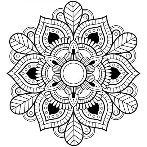  mandala coloring page printable