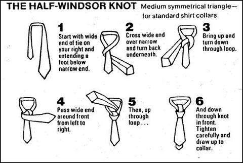 how to tie a tie step by step drawing
