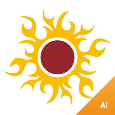太陽 Illustrator Ai 素材 Shade素材 無料ダウンロード 58 Parts