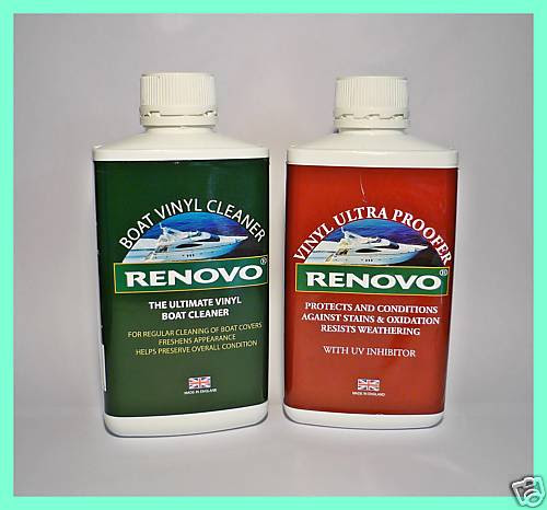 RENOVO MARINE,BOAT VINYL,CLEANER &amp; ULTRA-PROOFER,"KIT" | eBay