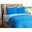 Your Zone Reversible Comforter and Sham Set, Light Blue - Walmart.
