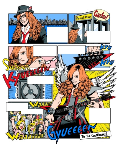 アメコミ風マンガイラストタッチ マンガイラストレーター平戸三平