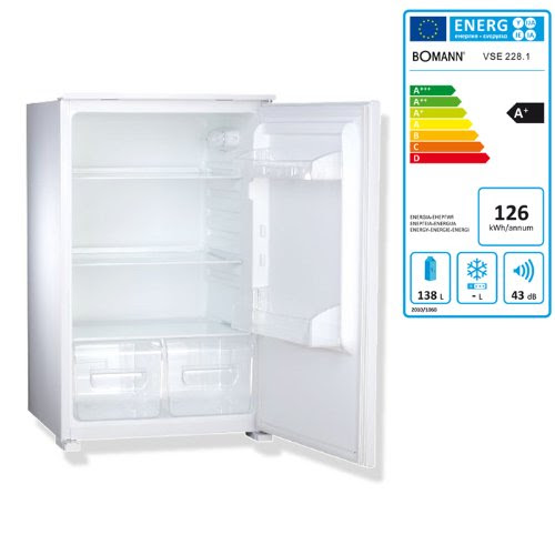 ROLLER Einbau-Kühlschrank VSE 228.1 A+, 145 Liter Kühlschrank Elektrogeräte