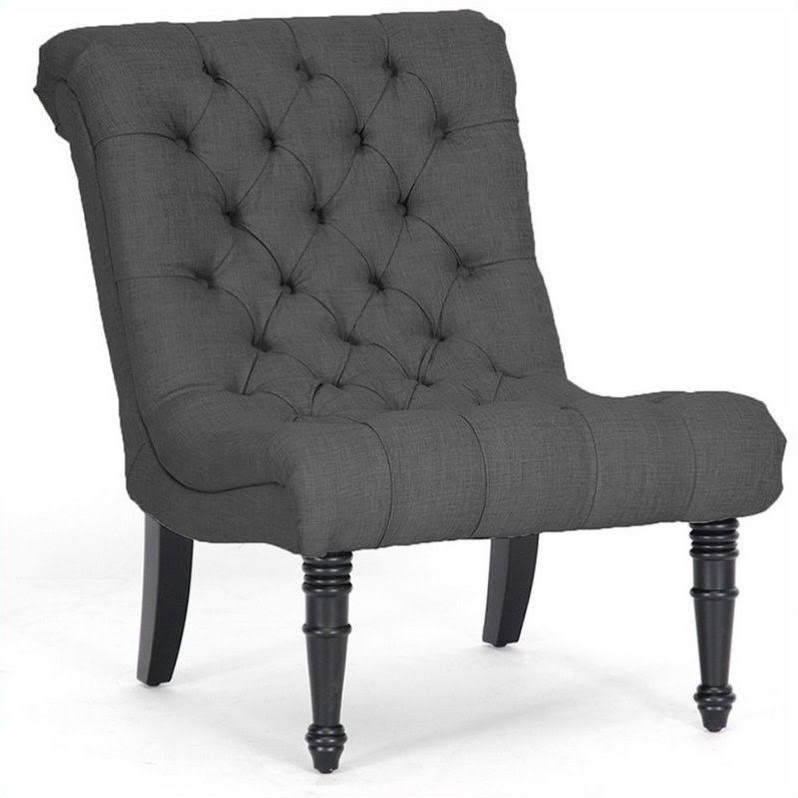 Take Offer Baxton Studio Caelie Upholstered Tufted Lounge Chair in Gray
Before Too Late