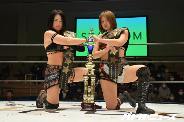 舞華 ひめかが悲願のゴッデス戴冠もナツコ 鹿島が日本武道館で敵討ち宣言 上谷が赤の王者 詩美から直接勝利 ジュリアvsたむの髪切りマッチは白の王座戦へ