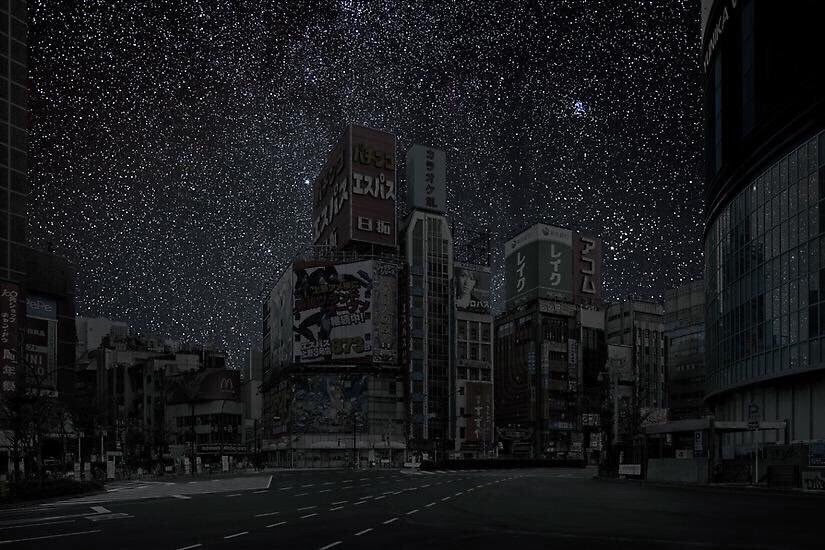 停電した街を撮った写真が凄い エズミの気になる話題