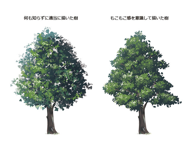 木の描き方 どこここブログ