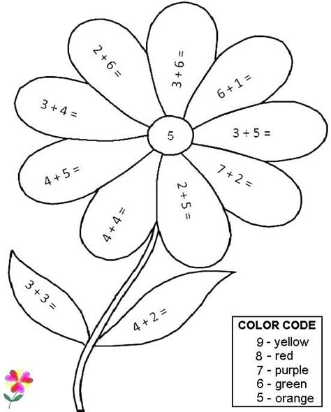  basic addition coloring worksheets free 1st grade math worksheets