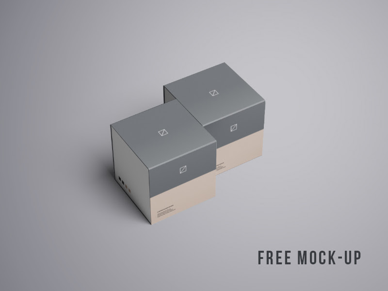 Download Box Package Mockup | free psd | UI Download