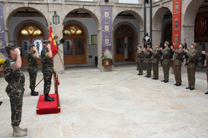 honores de ordenanza al JEME