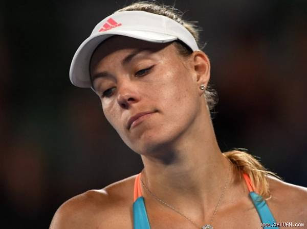 Angelique Kerber bị loại ngay từ vòng 4.