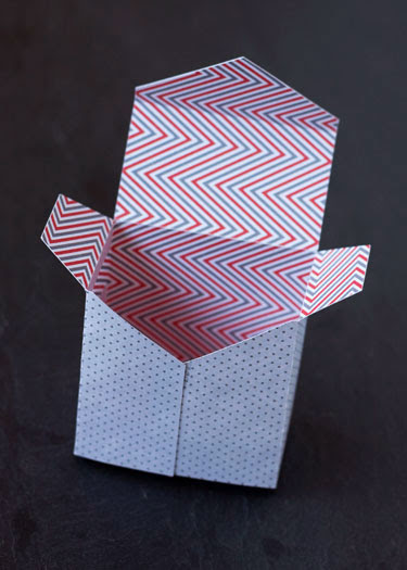 envelope flap treat box template svg file included