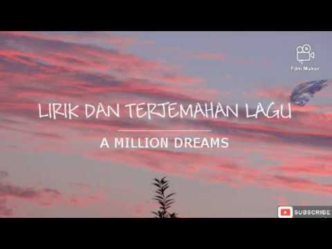 LIRIK DAN TERJEMAHAN LAGU A MILLION DREAMS  YouTube