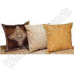 Cushion Covers - Dabka Cushion Covers, Sofa Cushion Covers, Patch ...