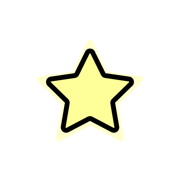 かわいい星の無料イラスト 商用フリー オイデ43