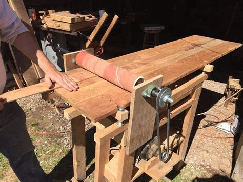 drum sander homemade thickness sander cheap   tool