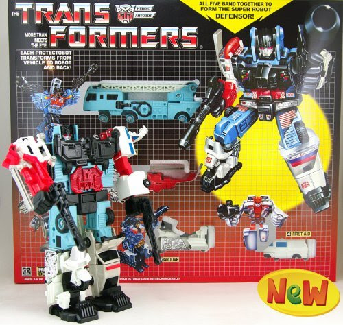 K/O Knock Off Transformers Defensor Protectobot Gift Set Mint/Sealed in Package On Sale