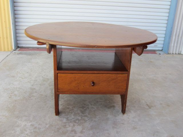 American Antique Tilt Top Table Tavern Chair Bench Antique ...