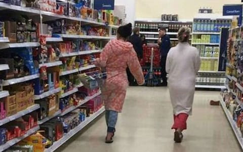 Cover up! No shopping in PJs or barefoot, Tesco tells shoppers as ...