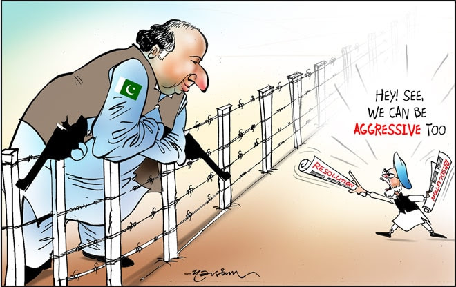Image result for pakistan modi cartoon