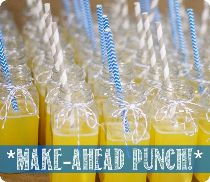 make-ahead punch recipe ::: bake at 350 blog