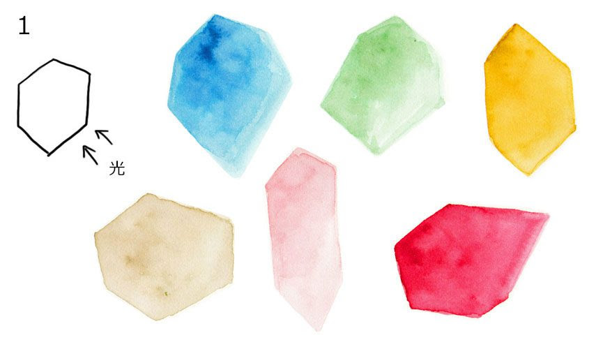 鉱石イラストに挑戦しよう Tombow Fun Art Studio トンボ鉛筆