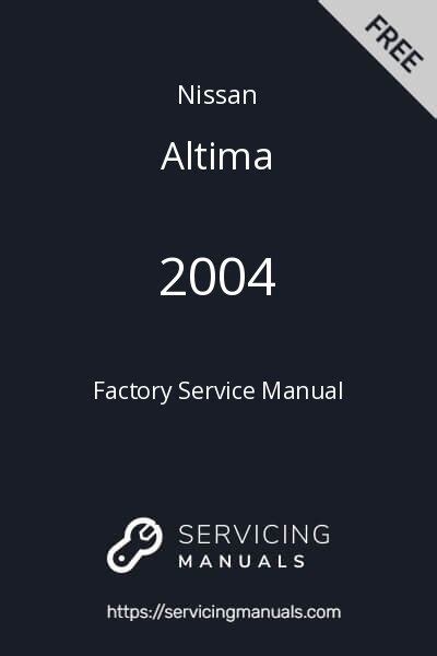eBook Repair Manual Nissan Altima 2004 (PDF / ePub)